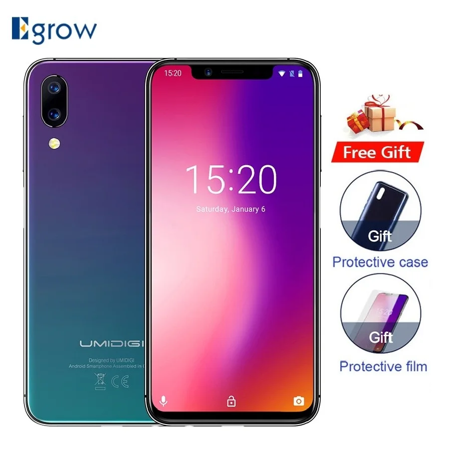 Umidigi ONE Helio P23 Octa Core 3550mAh 4G LTE Smartphone 4GB RAM 32 ROM 12MP+5MP Dual Camera 16MP Full Display Cell phone
Umidigi ONE Helio P23 Octa Core 3550mAh 4G LTE Smartphone 4GB RAM 32 ROM 12MP+5MP Dual Camera 16MP Full Display Cell phone