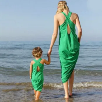 PPXX Open Back Girl Women Dress Summer Beach Mother Daughter Dresses Family Matching Clothes outfits Family Look Plus Size
PPXX Open Back Girl Women Dress Summer Beach Mother Daughter Dresses Family Matching Clothes outfits Family Look Plus Size
