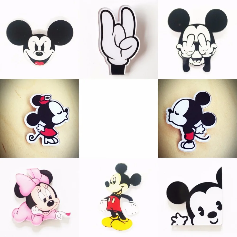 1PCS Mickey Minnie Hands Japanese style con Harajuku Acrylic Badges Backpack Pins Clothes Cartoon Anime Brooch children gifts
1PCS Mickey Minnie Hands Japanese style con Harajuku Acrylic Badges Backpack Pins Clothes Cartoon Anime Brooch children gifts