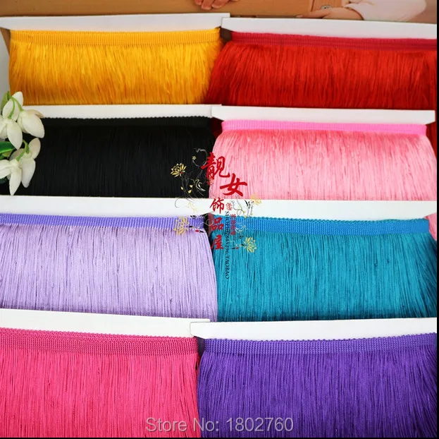 5 Yards 30 CM Long Polyester Fringed Edge Trim African Lace Ribbon Diy Latin Dance Clothes Stage Clothes Accessories Curtains
5 Yards 30 CM Long Polyester Fringed Edge Trim African Lace Ribbon Diy Latin Dance Clothes Stage Clothes Accessories Curtains