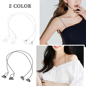 Invisible Underwear Shoulder Strap Transparent Double Shoulder Bra Strap With Wide Buckle Non-slip Silicone Strong Thin Strap
Invisible Underwear Shoulder Strap Transparent Double Shoulder Bra Strap With Wide Buckle Non-slip Silicone Strong Thin Strap