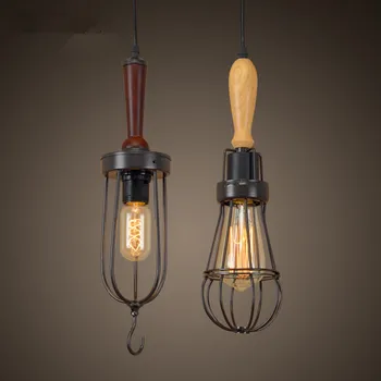 Small cage industrial loft chandelier American Village bar fixture lamp retro living room cafe
Small cage industrial loft chandelier American Village bar fixture lamp retro living room cafe