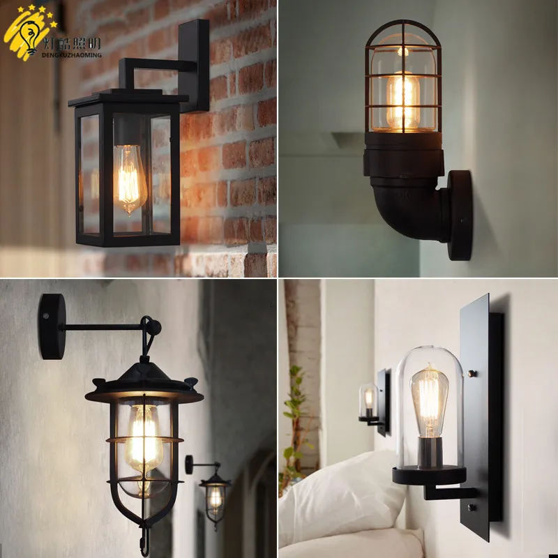 single head wind restoring ancient ways wall lamp Corridor balcony outdoor stairs outdoor bars, KTV, wrought iron wall
single head wind restoring ancient ways wall lamp Corridor balcony outdoor stairs outdoor bars, KTV, wrought iron wall