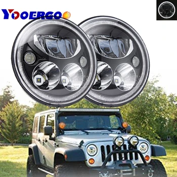 Emarked Pair 7" Inch PAR56 Sealed Hi-Lo Beam LED Headlight Halo Ring For Jeep Wrangler JK TJ LJ CJ
Emarked Pair 7" Inch PAR56 Sealed Hi-Lo Beam LED Headlight Halo Ring For Jeep Wrangler JK TJ LJ CJ