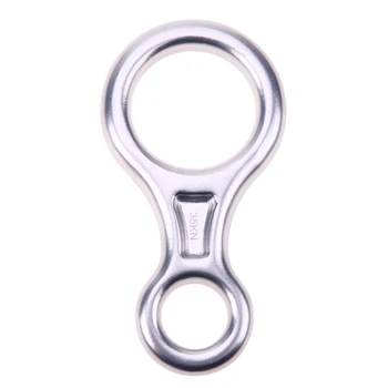 35KN 8 Ring Descender Escape Rope Descent Device Rock Climbing Carabiners Abseiling Downhill Safety Ring Descender slow
35KN 8 Ring Descender Escape Rope Descent Device Rock Climbing Carabiners Abseiling Downhill Safety Ring Descender slow