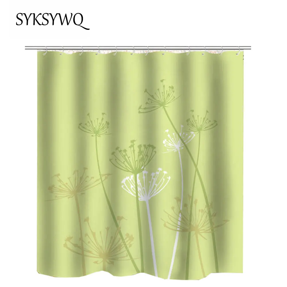 Dandelion Shower Curtain Green Bath Curtain Polyester Fabric Curtain Shower 3D Green Dandelion Flower Curtains In The Bathroom
Dandelion Shower Curtain Green Bath Curtain Polyester Fabric Curtain Shower 3D Green Dandelion Flower Curtains In The Bathroom