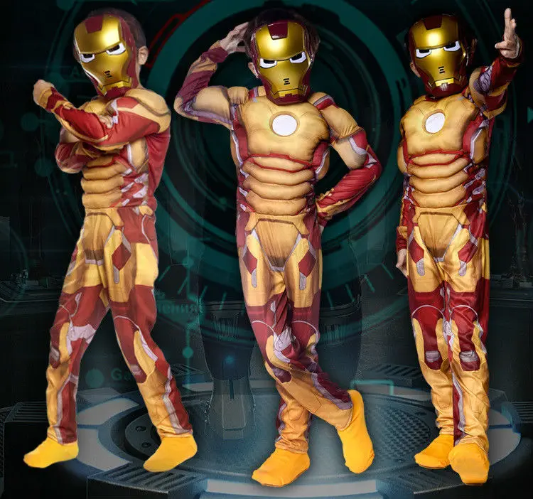 Vocole Halloween The Avengers Iron Man Cosplay Children Boys Jumpsuit Superman Superhero Costumes Kids Party Costume With Mask
Vocole Halloween The Avengers Iron Man Cosplay Children Boys Jumpsuit Superman Superhero Costumes Kids Party Costume With Mask