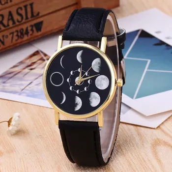 2018 new lunar pattern pattern dial leather strap casual fashion exquisite precision high-end men's quartz watch
2018 new lunar pattern pattern dial leather strap casual fashion exquisite precision high-end men's quartz watch