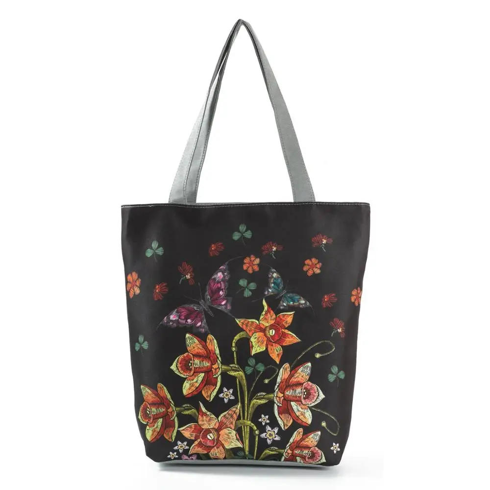 Women's Big Capacity Eco Canvas Shoulder Bag Reusable Shopping Bag Casual Flower Foldable Tote Bag Feminina bolsas de tela
Women's Big Capacity Eco Canvas Shoulder Bag Reusable Shopping Bag Casual Flower Foldable Tote Bag Feminina bolsas de tela