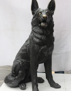 32 Pure Bronze Copper Carved Animal wolfish zodiac Dog Wolf Statue Art Sculpture
32 Pure Bronze Copper Carved Animal wolfish zodiac Dog Wolf Statue Art Sculpture