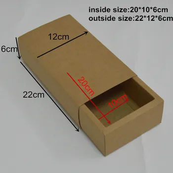 custom brown craft jewerly box rectangle drawer paper box big cardboard soap packaging flowers handmade 22*12*6cm 200pcs/lot
custom brown craft jewerly box rectangle drawer paper box big cardboard soap packaging flowers handmade 22*12*6cm 200pcs/lot
