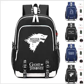 New Game of Thrones Multifunction USB Charge Backpack Women Men Laptop Backpack House Stark Winter is Coming Travel Rucksack
New Game of Thrones Multifunction USB Charge Backpack Women Men Laptop Backpack House Stark Winter is Coming Travel Rucksack