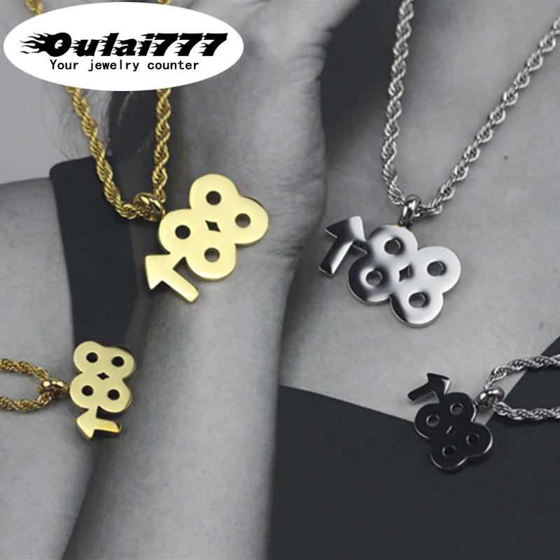 wholesale stainless steel fashion necklaces women men pendants long jewelry gold chain personalized Digital necklace mens chains
wholesale stainless steel fashion necklaces women men pendants long jewelry gold chain personalized Digital necklace mens chains