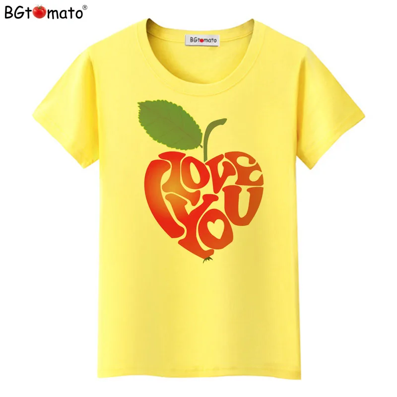 New design beautiful fruit printing tshirt I LOVE YOU Strawberry t-shirt for women Good quality comfortable casual shirts
New design beautiful fruit printing tshirt I LOVE YOU Strawberry t-shirt for women Good quality comfortable casual shirts