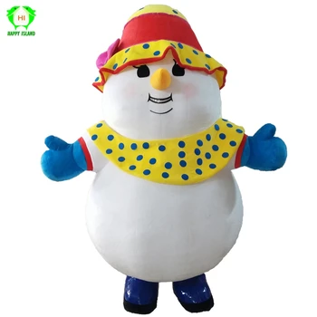 Christmas Cartoon Snowman Inflatable Mascot Costumes 2.6M Tall for 1.7M to 1.9M Adult Santa Party Cosplay Costume Men Customized
Christmas Cartoon Snowman Inflatable Mascot Costumes 2.6M Tall for 1.7M to 1.9M Adult Santa Party Cosplay Costume Men Customized