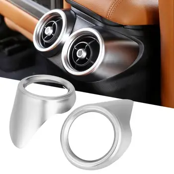1 Pair Car Styling Rear Air Vent Outlet Frame Trim Cover ABS Silver Chrome Fits for Alfa Romeo Giulia 2017
1 Pair Car Styling Rear Air Vent Outlet Frame Trim Cover ABS Silver Chrome Fits for Alfa Romeo Giulia 2017