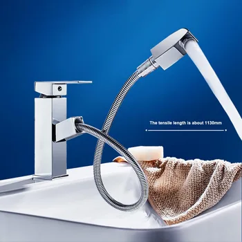 Pull Out Bathroom Basin Sink Faucet Single Handle Hot and Cold Water Crane Vessel Sink Mixer Bathroom Faucet
Pull Out Bathroom Basin Sink Faucet Single Handle Hot and Cold Water Crane Vessel Sink Mixer Bathroom Faucet