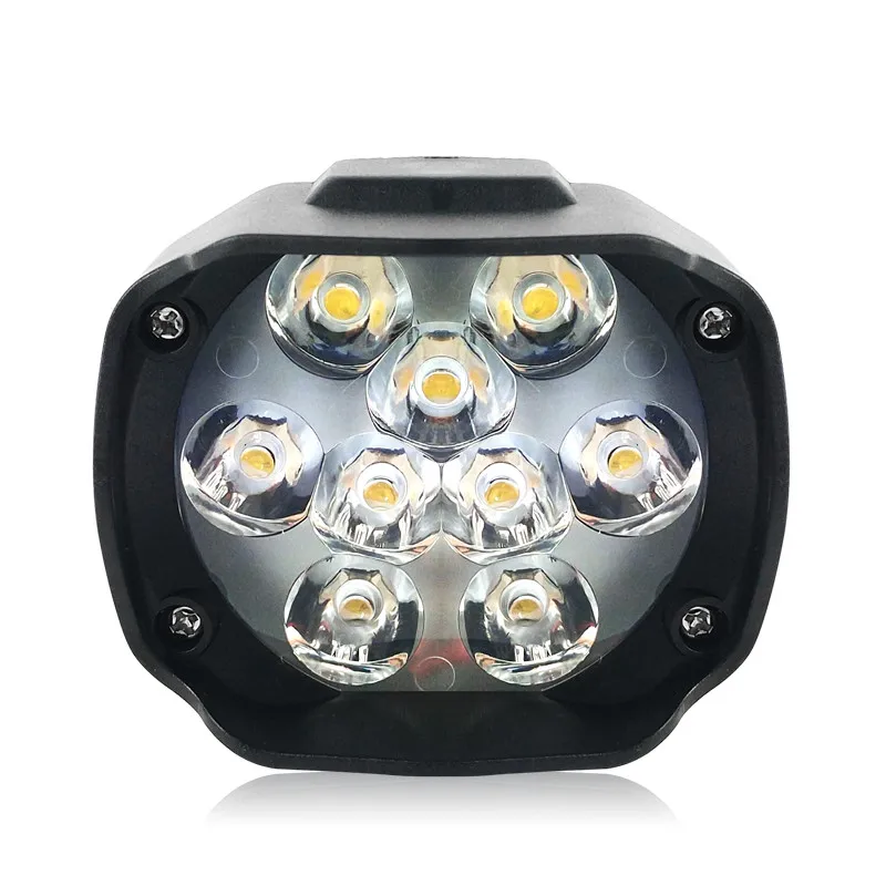 Super Bright High Power Motorcycle Light 9 LED 6W Headlight Assembly White Headlight Working Light DC 12V 24V External Lighting
Super Bright High Power Motorcycle Light 9 LED 6W Headlight Assembly White Headlight Working Light DC 12V 24V External Lighting