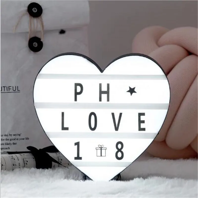 DIY Love Marquee Sign LED Combination Night Light Cinematic Box Table Lamp BLACK Letters Cards Power By USB Cable Or AA Battery
DIY Love Marquee Sign LED Combination Night Light Cinematic Box Table Lamp BLACK Letters Cards Power By USB Cable Or AA Battery