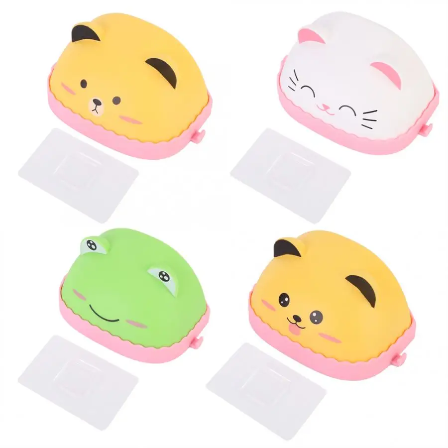 No Drilling Wall-mounted Cartoon Animal Soap Dish Dispenser Storage Box Cute Cartoon Cat Dog For Children Bathroom
No Drilling Wall-mounted Cartoon Animal Soap Dish Dispenser Storage Box Cute Cartoon Cat Dog For Children Bathroom