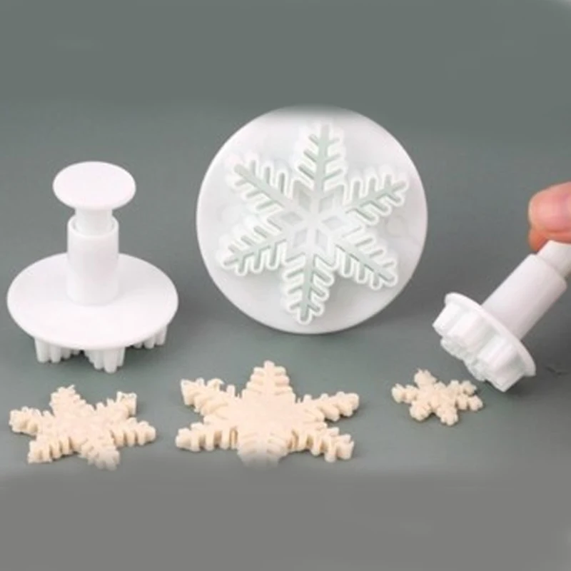 Promotions 3Pcs/Set Snowflake Fondant Cake Decorating Plunger Sugarcraft Cutter Mold Tools Christmas Cake Decorating Tools
Promotions 3Pcs/Set Snowflake Fondant Cake Decorating Plunger Sugarcraft Cutter Mold Tools Christmas Cake Decorating Tools