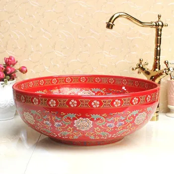 Europe Vintage Style Ceramic Art Basin Sinks Counter Top Wash Basin Bathroom Vessel Sinks vanities printed art basin
Europe Vintage Style Ceramic Art Basin Sinks Counter Top Wash Basin Bathroom Vessel Sinks vanities printed art basin
