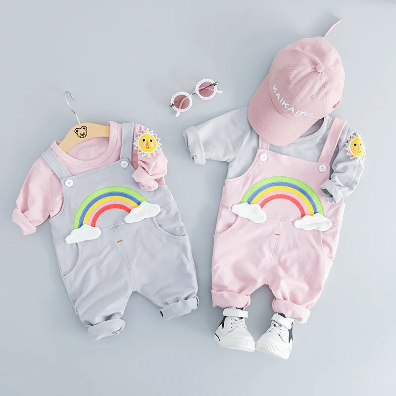 HYLKIDHUOSE 2019 Children Clothing Sets Autumn Baby Girls Boys Clothes Suits Rainbow T Shirt Pants Toddler Infant Kids Costume 
HYLKIDHUOSE 2019 Children Clothing Sets Autumn Baby Girls Boys Clothes Suits Rainbow T Shirt Pants Toddler Infant Kids Costume