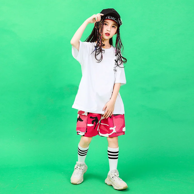 Children Hip Hop Clothing Oversized T Shirt Top Camouflage Gym Shorts for Girls Boys Jazz Dance Costume Ballroom Dancing Clothes
Children Hip Hop Clothing Oversized T Shirt Top Camouflage Gym Shorts for Girls Boys Jazz Dance Costume Ballroom Dancing Clothes