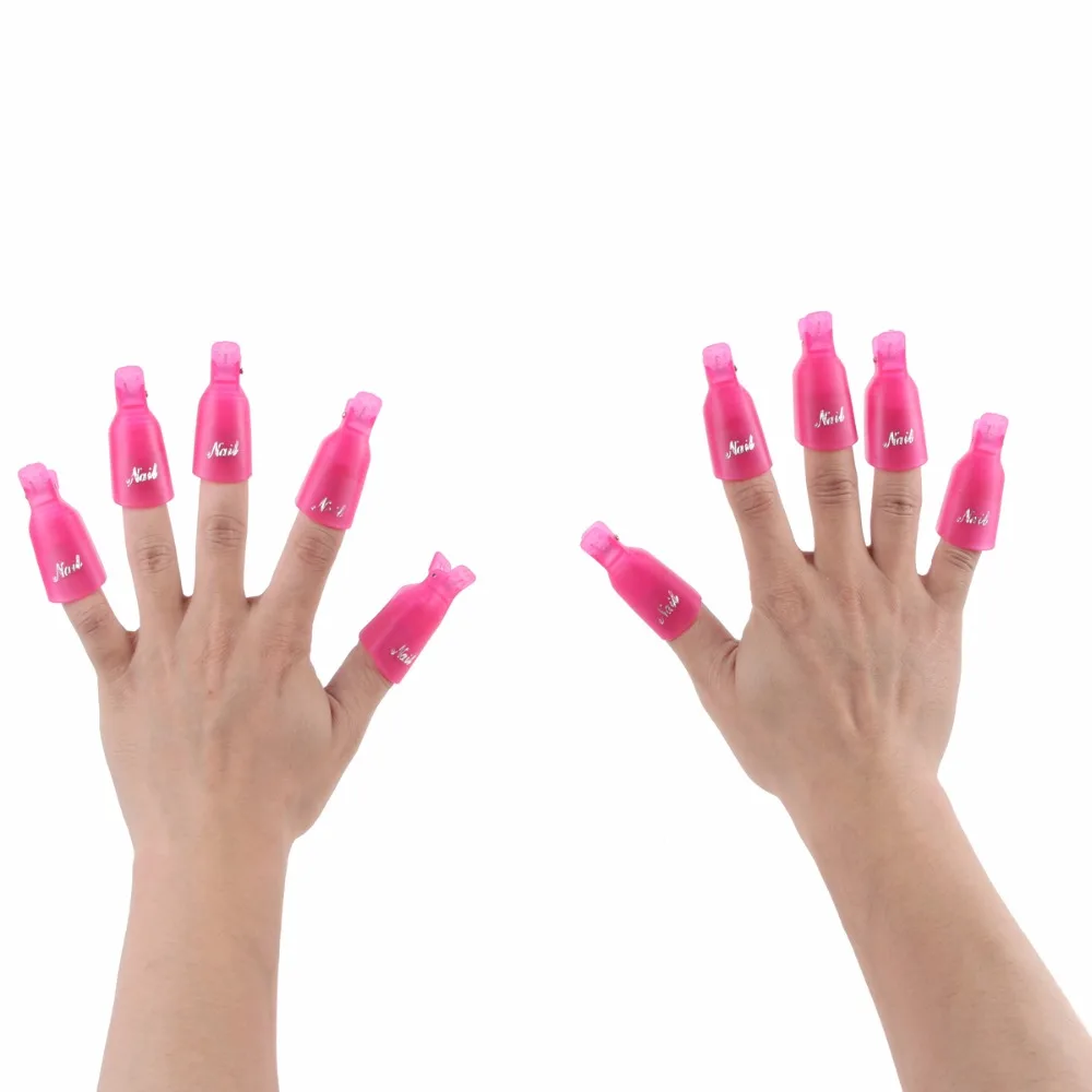 New 10 Pcs/pack Nail Art Soak Off Nail Polish Degreaser Wrap Set UV Gel Nail Polish Remover Cap Clip Set
New 10 Pcs/pack Nail Art Soak Off Nail Polish Degreaser Wrap Set UV Gel Nail Polish Remover Cap Clip Set