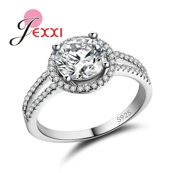Luxury Brand 925 Sterling Silver Jewelry Rhinestone Rings Women Wedding Engagement Ring Christmas Gift Anel Bague
Luxury Brand 925 Sterling Silver Jewelry Rhinestone Rings Women Wedding Engagement Ring Christmas Gift Anel Bague