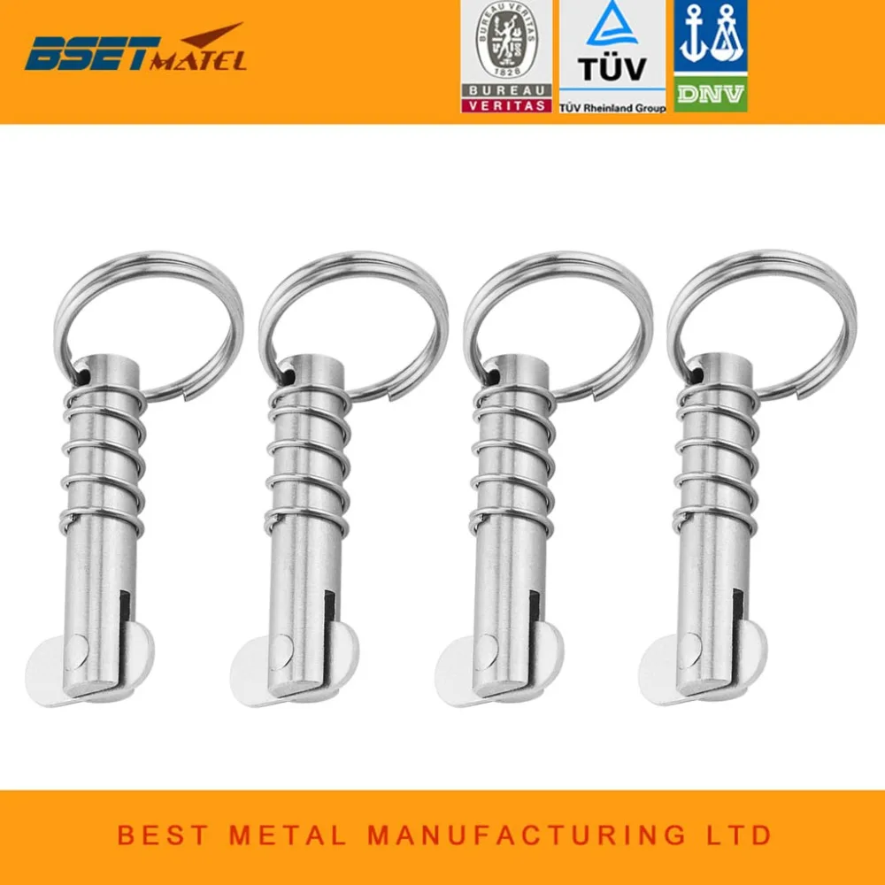 4PCS M10*50mm Marine grade stainless steel 316 Boat Quick Release Pin Marine Hardware Deck Hinge Replacement Accessories
4PCS M10*50mm Marine grade stainless steel 316 Boat Quick Release Pin Marine Hardware Deck Hinge Replacement Accessories