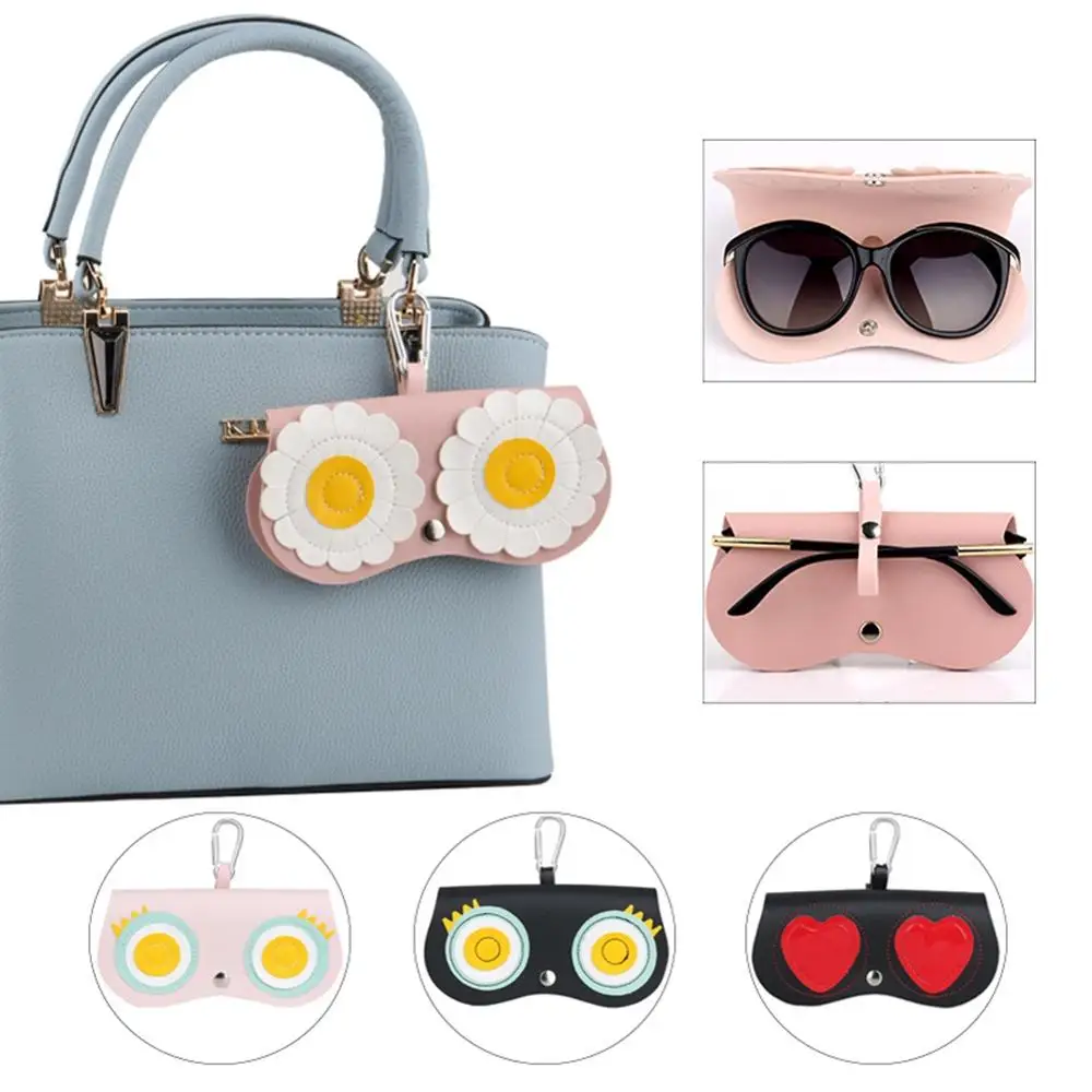 Unique PU Glasses Bag Popular Cute Cartoon Flower Eyes Multifunction Eyeglasses Women Sunglasses Storage Protection Case
Unique PU Glasses Bag Popular Cute Cartoon Flower Eyes Multifunction Eyeglasses Women Sunglasses Storage Protection Case