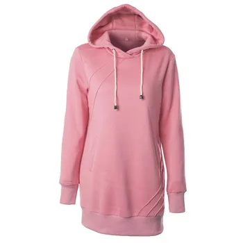Autumn Winter Women's Long Solid Color Casual Hoodies Pullover Long-sleeved Thicken Plus Velvet Women Tops
Autumn Winter Women's Long Solid Color Casual Hoodies Pullover Long-sleeved Thicken Plus Velvet Women Tops