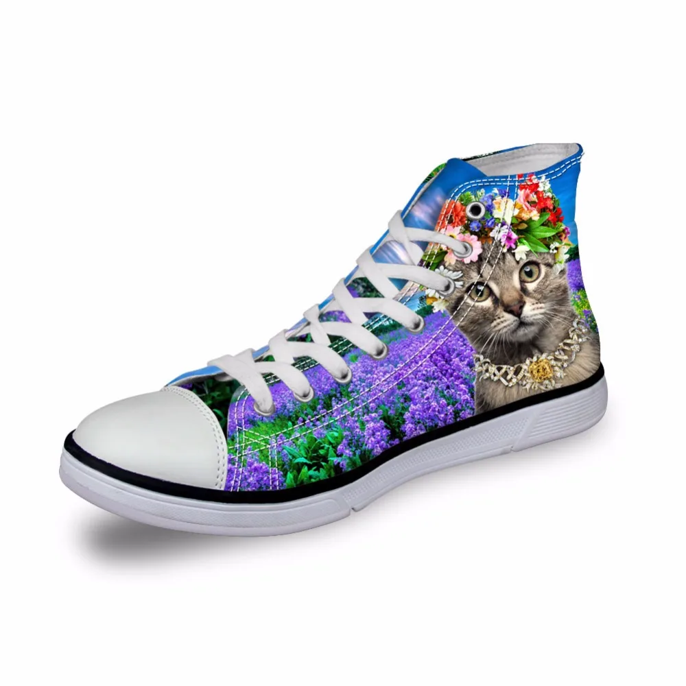 Noisydesigns High top canvas women sneakers vintage vulcanized flat shoes ladies 3D lovely cat in wreath print girls footwear
Noisydesigns High top canvas women sneakers vintage vulcanized flat shoes ladies 3D lovely cat in wreath print girls footwear