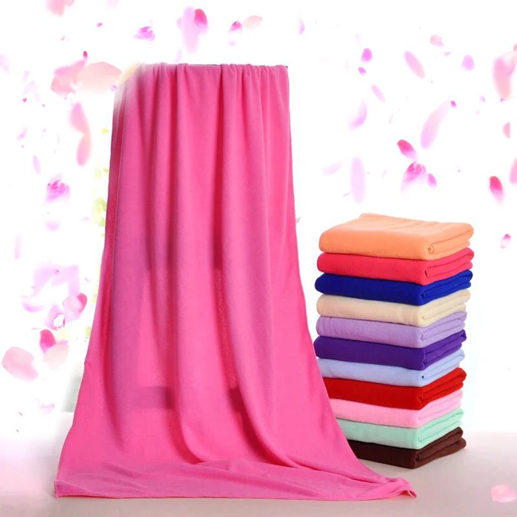 Thick Microfiber Fabric Bath Towel Soft Absorbent Quick-drying Bathroom Towels 70*140cm
Thick Microfiber Fabric Bath Towel Soft Absorbent Quick-drying Bathroom Towels 70*140cm