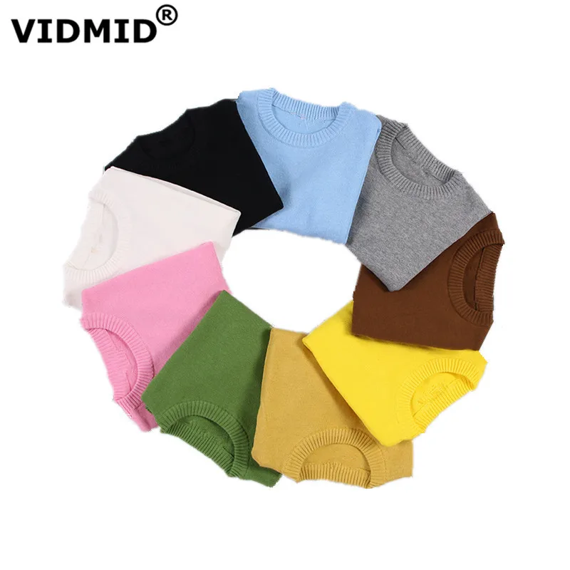 VIDMID Baby Girls Boys Sweater Kids autumn Winter Knitted Warm cotton solid color Sweaters Children's boys girls Clothing 7050
VIDMID Baby Girls Boys Sweater Kids autumn Winter Knitted Warm cotton solid color Sweaters Children's boys girls Clothing 7050