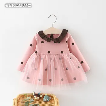 Baby Girl Dress Spring 2019 Polka Dot Princess Baby Dress Long Sleeve Vestido Infantil Lace Tutu 1st Birthday Party Infant Dress
Baby Girl Dress Spring 2019 Polka Dot Princess Baby Dress Long Sleeve Vestido Infantil Lace Tutu 1st Birthday Party Infant Dress