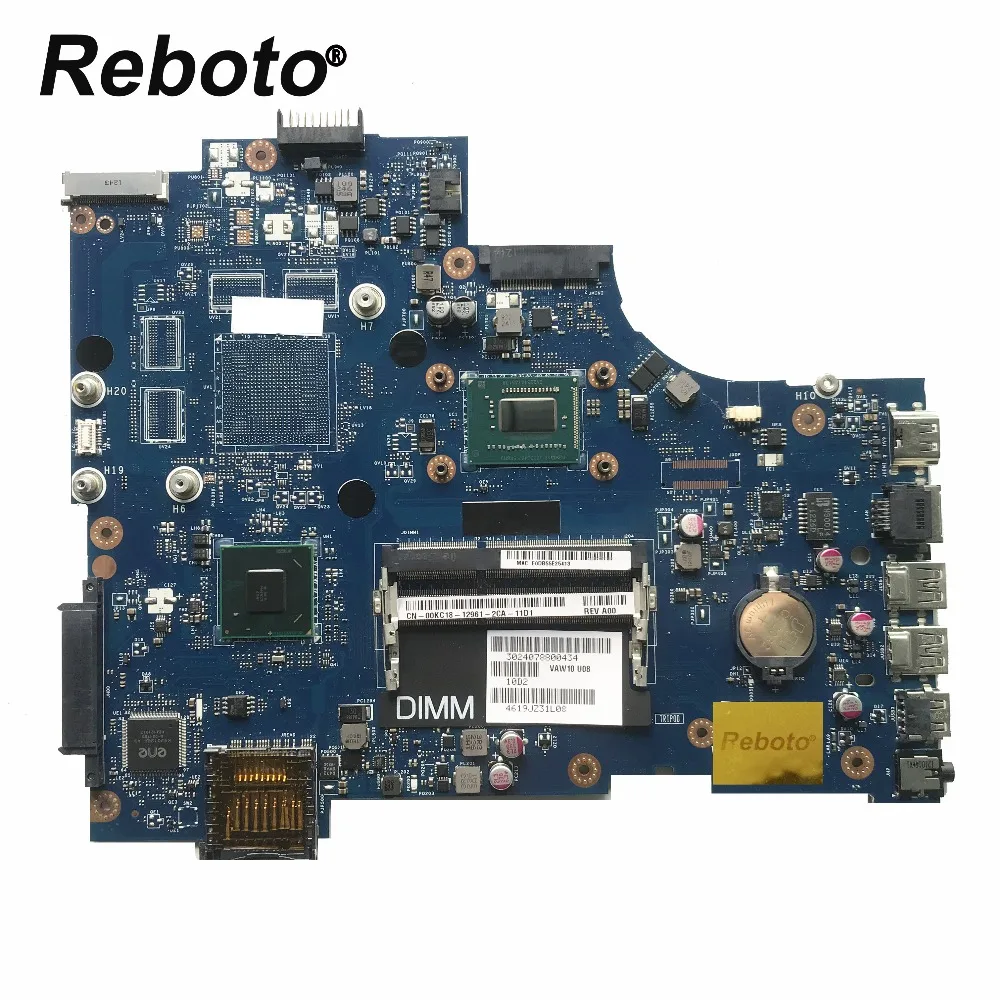 Материнская плата для ноутбука DELL 17R 3721 5721 с SR0N9 i3-3217u CPU VAW11 LA-9102P CN-00KC18 00KC18 HM76 MB 100%
