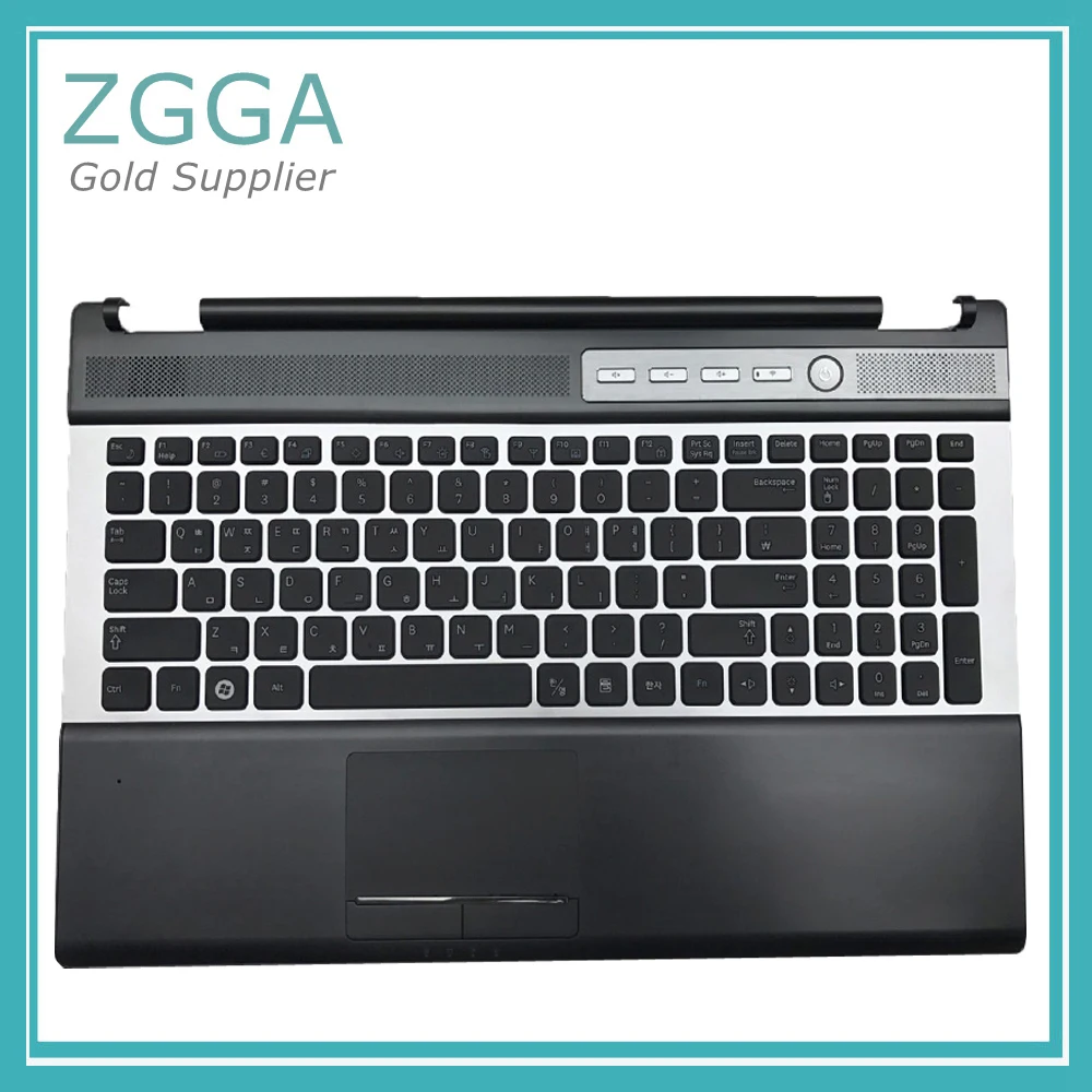 Genuine Laptop US Keyboard for SAMSUNG RF510 RF511 Palmrest Cover With Touchpad Bilingual English Keyset Black BA75-02675A
Genuine Laptop US Keyboard for SAMSUNG RF510 RF511 Palmrest Cover With Touchpad Bilingual English Keyset Black BA75-02675A