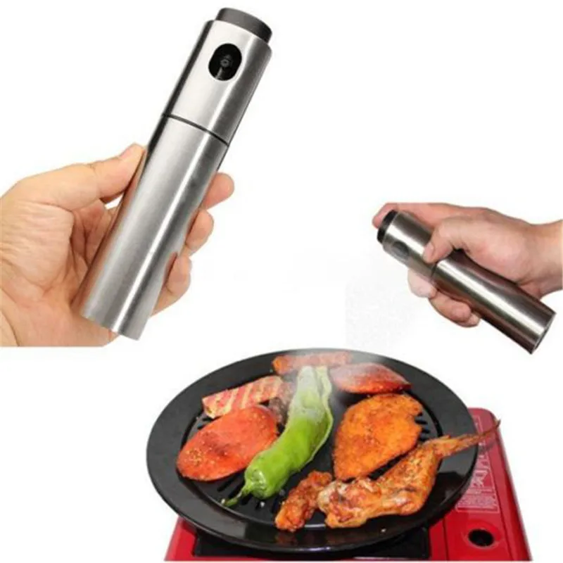 Kitchen Stainless Steel Olive Pump Spraying Oil Bottle Sprayer Can Oil Jar Pot Tool Can Pot Cookware Kitchen Tools
Kitchen Stainless Steel Olive Pump Spraying Oil Bottle Sprayer Can Oil Jar Pot Tool Can Pot Cookware Kitchen Tools