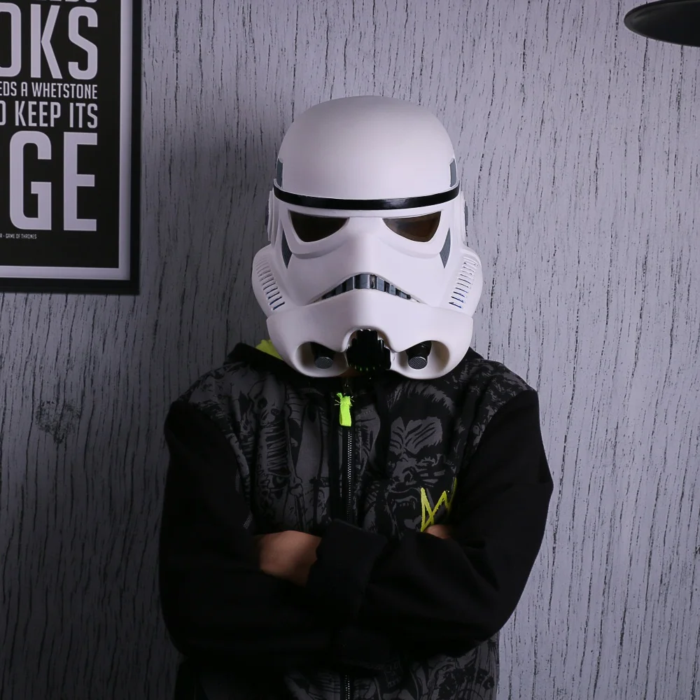New Star Wars Helmet Stormtrooper Mask Wearable Cosplay Helmet Masks Full Face PVC Adult Party Prop
New Star Wars Helmet Stormtrooper Mask Wearable Cosplay Helmet Masks Full Face PVC Adult Party Prop