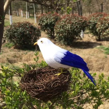 about 15cm blue &white feathers bird Handmade art model,simulation bird garden decoration toy Xmas gift w3883
about 15cm blue &white feathers bird Handmade art model,simulation bird garden decoration toy Xmas gift w3883
