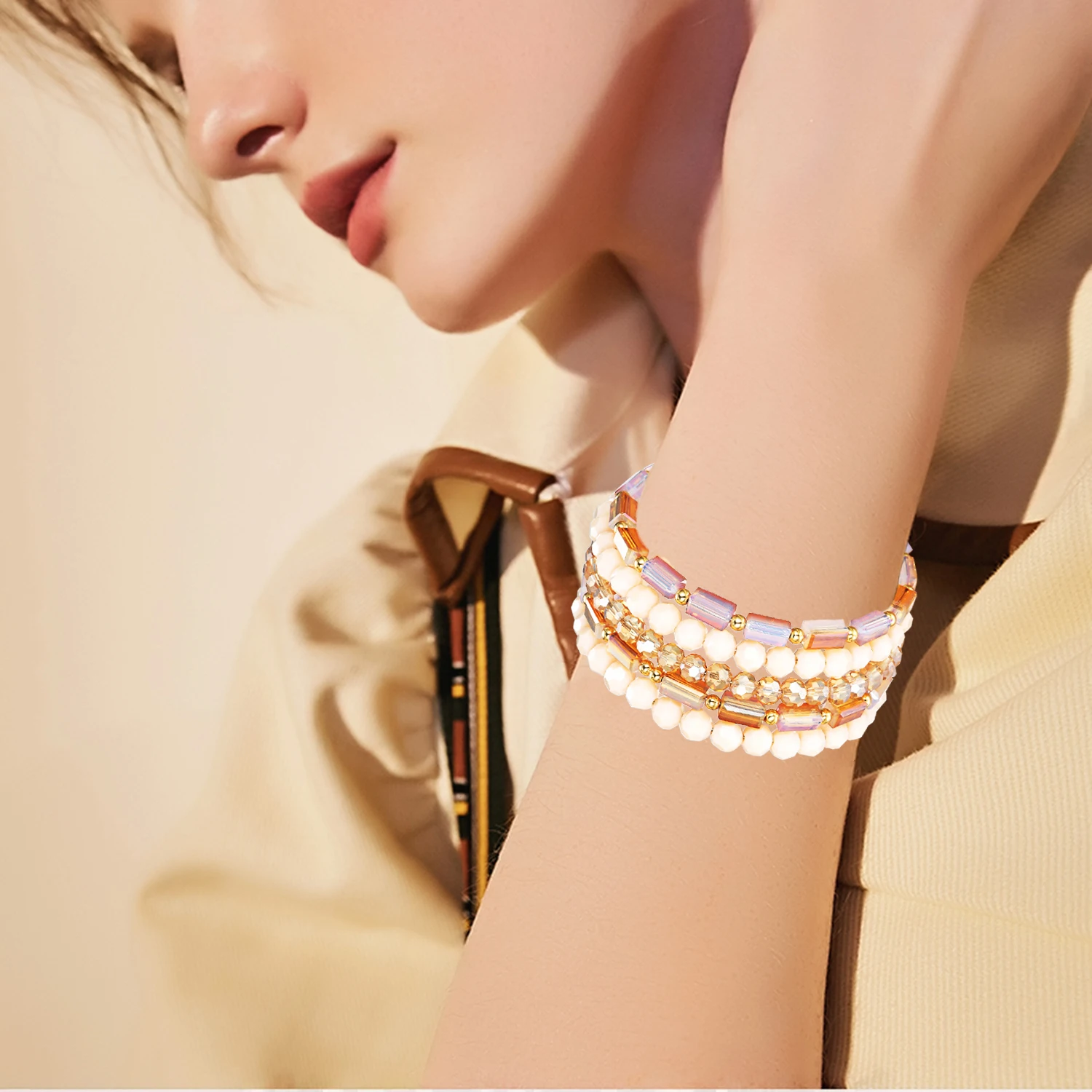 HIYONG Hot Sale Wrap Bracelet Bracelet Femme 2019 Crystal Beaded Charms Bracelets Winding Type 2.5-1.06 inch
HIYONG Hot Sale Wrap Bracelet Bracelet Femme 2019 Crystal Beaded Charms Bracelets Winding Type 2.5-1.06 inch