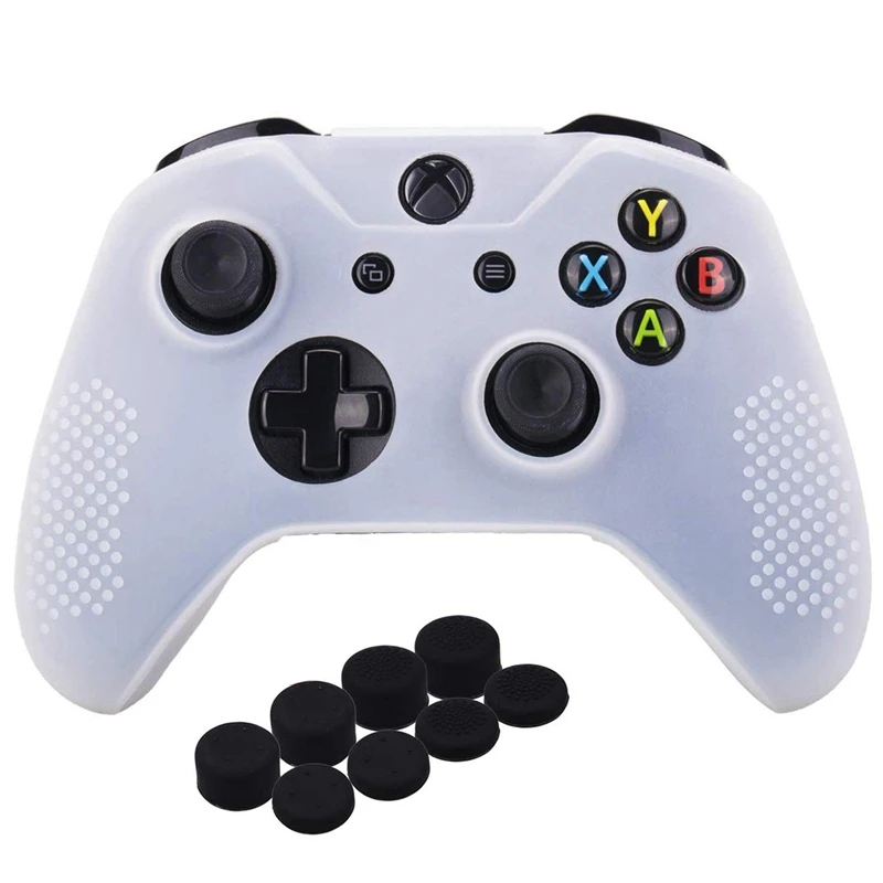 Studded Silicone Cover Skin Case for Microsoft Xbox One X & Xbox One S Controller x 1 with Pro Thumb Grips 8 Pieces
Studded Silicone Cover Skin Case for Microsoft Xbox One X & Xbox One S Controller x 1 with Pro Thumb Grips 8 Pieces