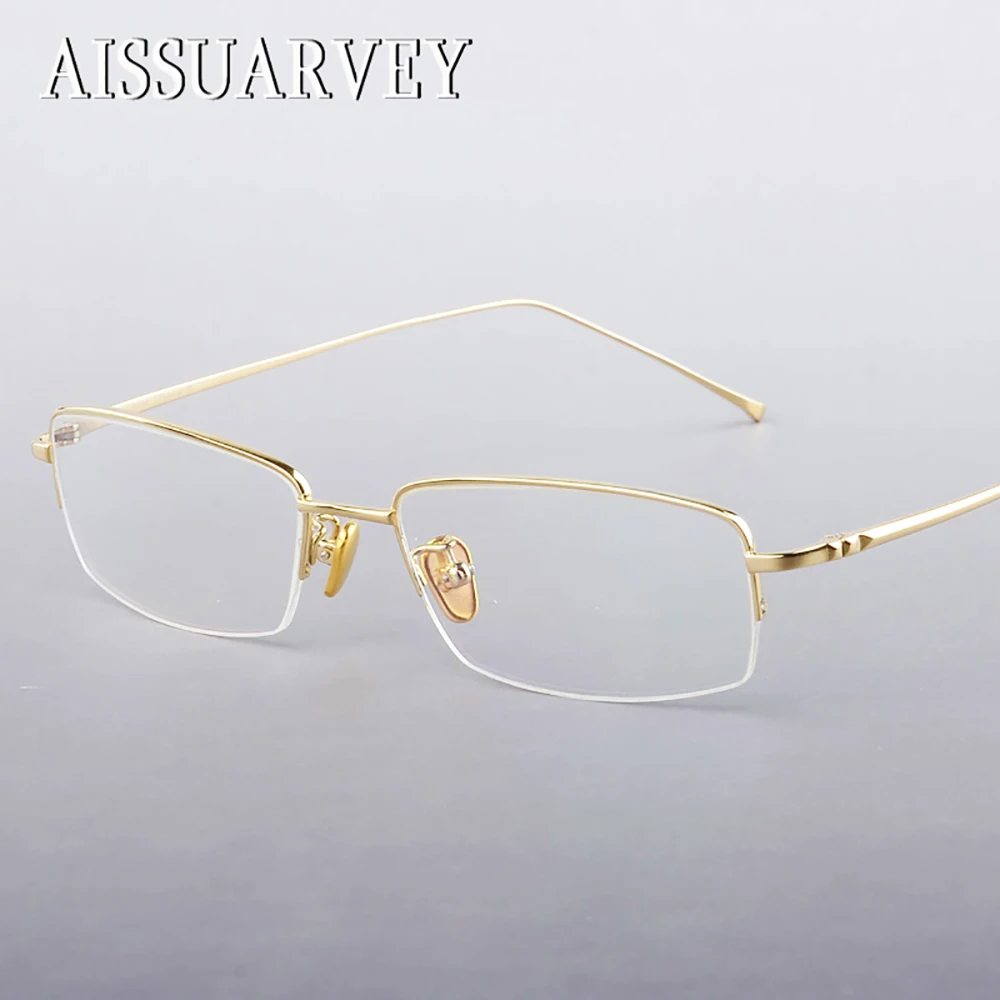 Titanium Eyeglasses Frames for Men Optical Eyewear Semi-rim Prescription Glasses Classic Simple Goggles Top Quality Clear Lenses
Titanium Eyeglasses Frames for Men Optical Eyewear Semi-rim Prescription Glasses Classic Simple Goggles Top Quality Clear Lenses
