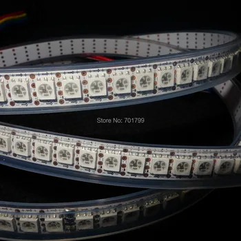 WHITE PCB 1 meter 144pcs APA-102C addressable led pixel strip,144pixels/m;waterproof in silicon tube
WHITE PCB 1 meter 144pcs APA-102C addressable led pixel strip,144pixels/m;waterproof in silicon tube