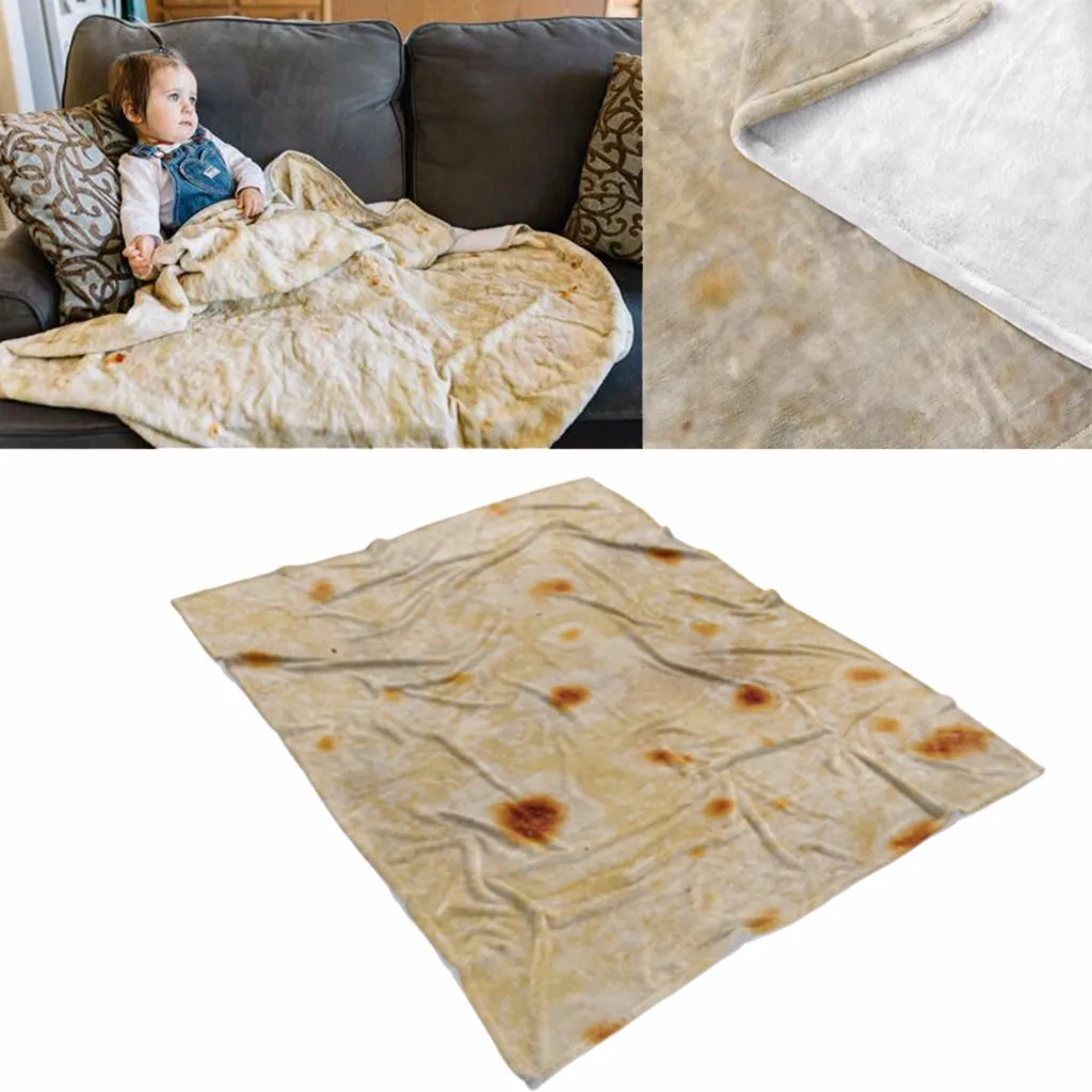 ISHOWTIENDA Tortilla Burrito Fleece Blanket Throw Tortilla Texture Soft Fleece Throw Blanket Blankets for Beds Throw Blanket
ISHOWTIENDA Tortilla Burrito Fleece Blanket Throw Tortilla Texture Soft Fleece Throw Blanket Blankets for Beds Throw Blanket