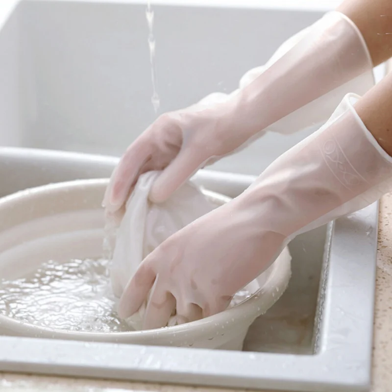 1 Pair Kitchen Cleaning Gloves Waterproof Durable Household Gloves Laundry Cleaning Non-slip Dish-Washing Washing Clothes Gloves
1 Pair Kitchen Cleaning Gloves Waterproof Durable Household Gloves Laundry Cleaning Non-slip Dish-Washing Washing Clothes Gloves