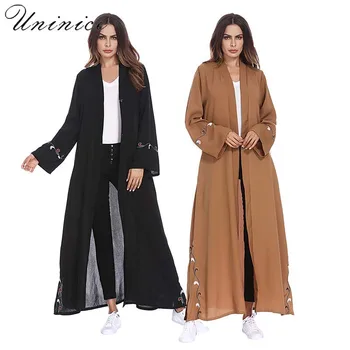 Women's Wear All-match Dress Abaya Cardigan Plus Size Muslim Long Robe Embroidery Loose Middle East Arab Turkey Islamic Clothing
Women's Wear All-match Dress Abaya Cardigan Plus Size Muslim Long Robe Embroidery Loose Middle East Arab Turkey Islamic Clothing