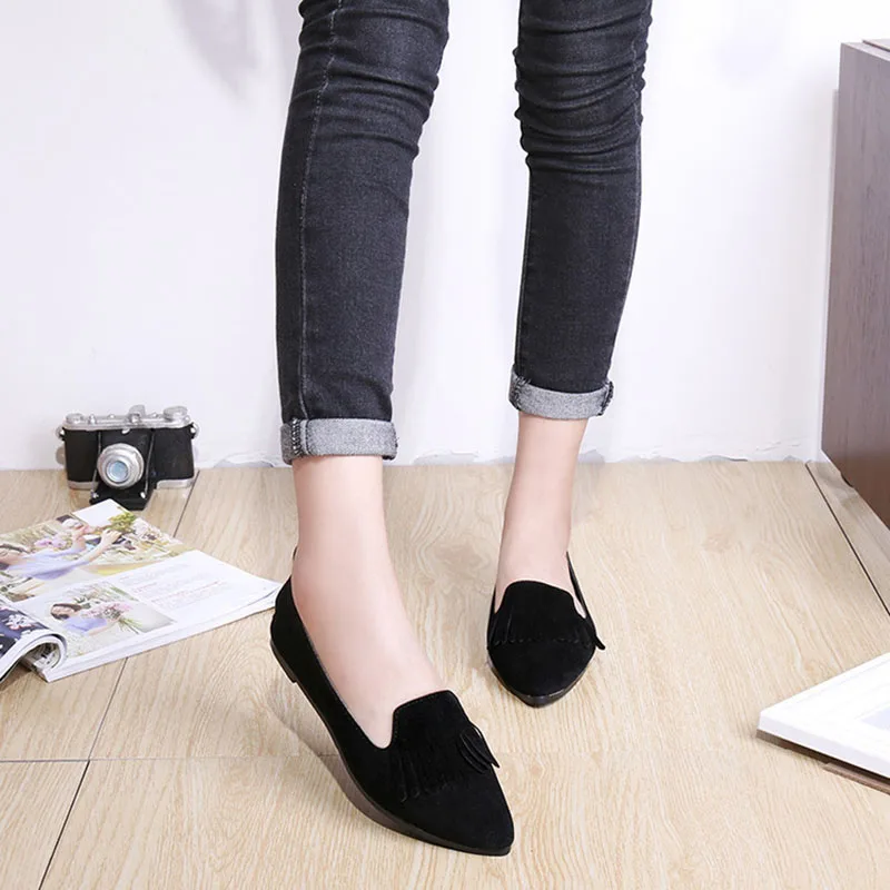 Bailehou 2019 Spring Autumn Female Flat Woman Boat Shoes Casual Shallow Loafers Shoes Slip-On Lady Ballet Flats Shoes For Women
Bailehou 2019 Spring Autumn Female Flat Woman Boat Shoes Casual Shallow Loafers Shoes Slip-On Lady Ballet Flats Shoes For Women